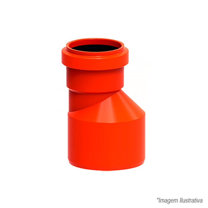 Redução Excêntrica Redux DN100X75MM - 100002848 - Tigre Redução Excêntrica Redux DN100X75MM - 100002848 - Tigre