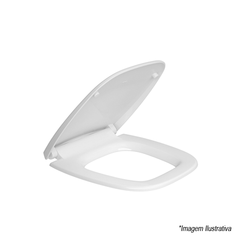Assento Sanitário Slow Close Branco Flex AP.385.17 - Deca Assento Sanitário Slow Close Branco Flex AP.385.17 - Deca