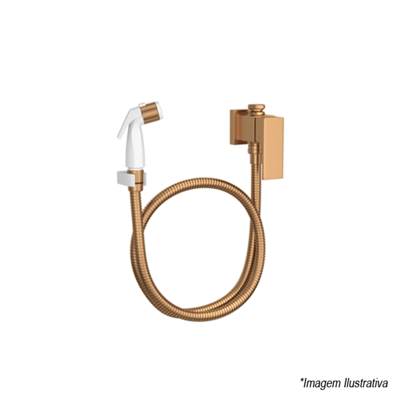 Ducha Higiênica Unic Gold Matte 1984.GL90.ACT.MT - Deca Ducha Higiênica Unic Gold Matte 1984.GL90.ACT.MT - Deca