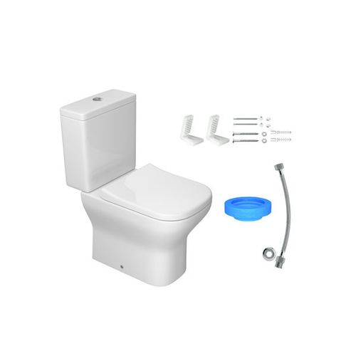 Kit Vaso Sanitario Caixa Acoplada Axis C/ Assento e Acessorios branco - Deca