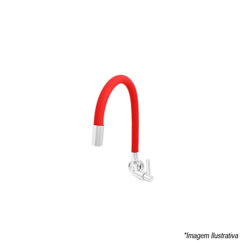 Torneira De Parede Gourmet Vermelho - Marflex Torneira De Parede Gourmet Vermelho - Marflex