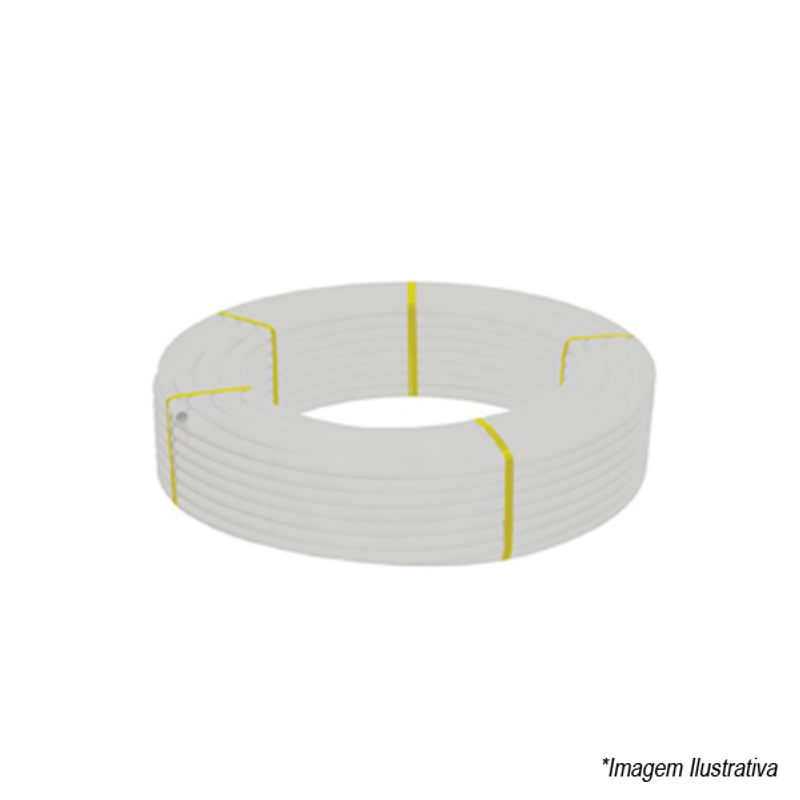 Tubo Anti UV Multicamada Gás 16x100mm Branco Metro 99363 Amanco Tubo Anti UV Multicamada Gás 16x100mm Branco Metro 99363 Amanco