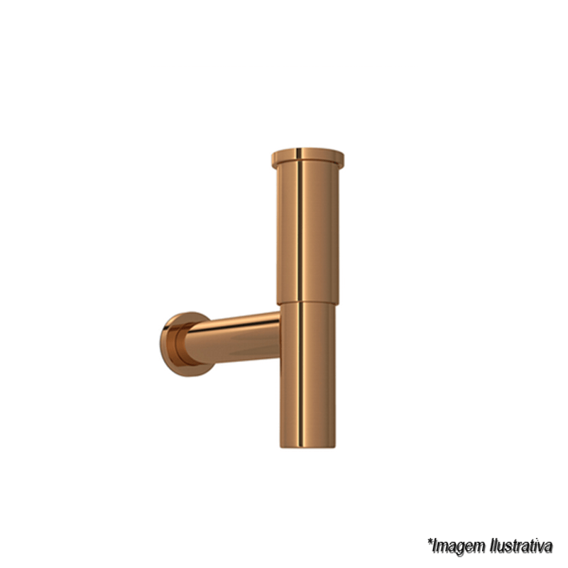 Sifão para Lavatório  Red Gold - Deca Sifão para Lavatório  Red Gold - Deca