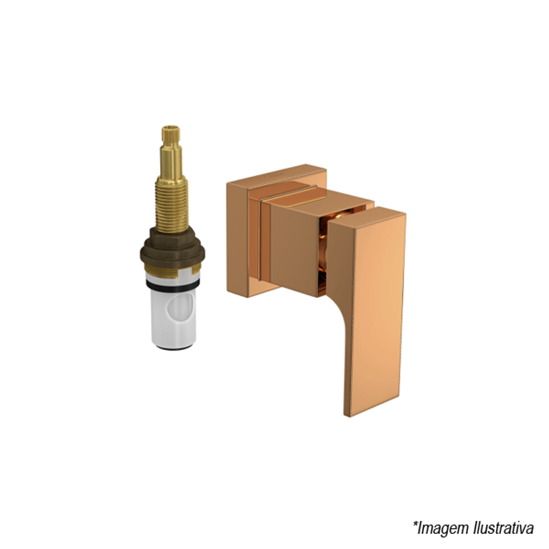 Acabamento para Registro de Pressão Unic  3/4´  Red Gold - Deca