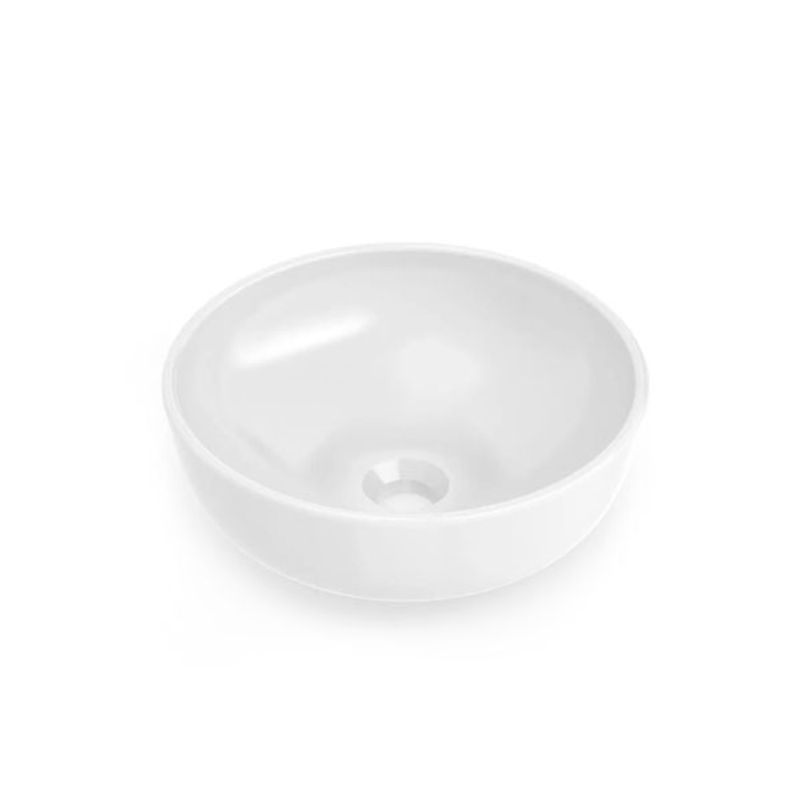 Cuba de Apoio Redonda Optica 35cm Branco - Roca Cuba de Apoio Redonda Optica 35cm Branco - Roca