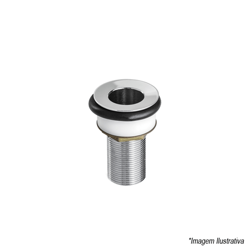 Válvula Oculta para Cuba de Apoio  Cromado - Roca Válvula Oculta para Cuba de Apoio  Cromado - Roca