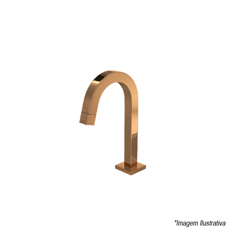 Torneira para Banheiro de Bancada Bica Baixa Red Gold TUBE 1197.GL.TUB.RD - Deca Torneira para Banheiro de Bancada Bica Baixa Red Gold TUBE 1197.GL.TUB.RD - Deca