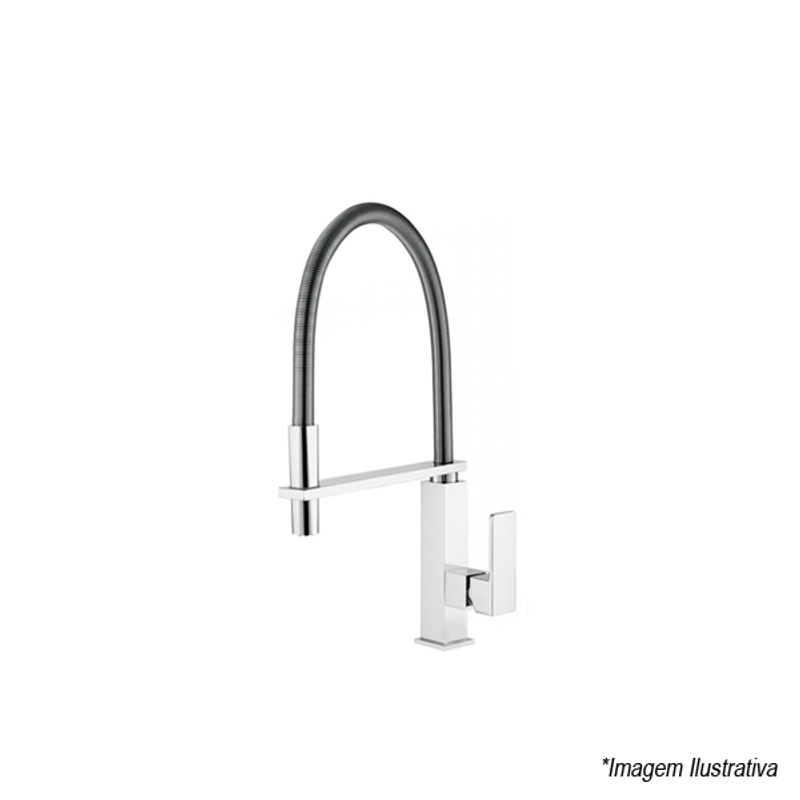 Torneira Monocomando para Cozinha de Bancada Cromada Lorenvogue 2267 C98 - Lorenzetti Torneira Monocomando para Cozinha de Bancada Cromada Lorenvogue 2267 C98 - Lorenzetti