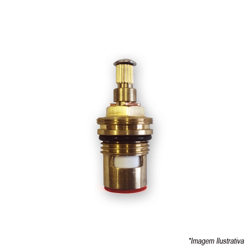 Mecanismo Para Torneira 1/4 de Volta para Estria Docol Vermelho Repacar Mecanismo Para Torneira 1/4 de Volta para Estria Docol Vermelho Repacar