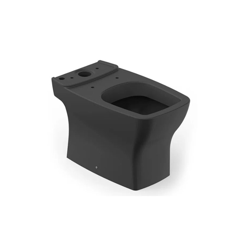 Bacia para Caixa Acoplada Boss Preto Noir - Incepa Bacia para Caixa Acoplada Boss Preto Noir - Incepa