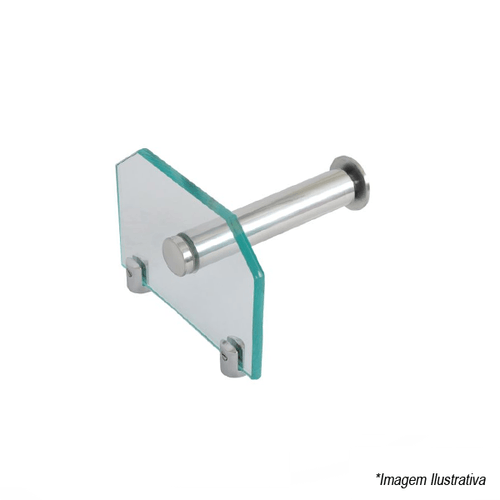 Porta Papel Higiênico em Vidro Incolor - Vildrex