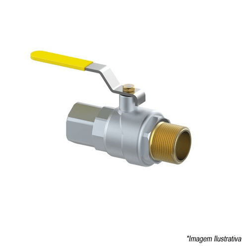 Válvula Esfera Alpex Gás Macho/Fêmea 1/2´x1/2´ 37666661 Tigre