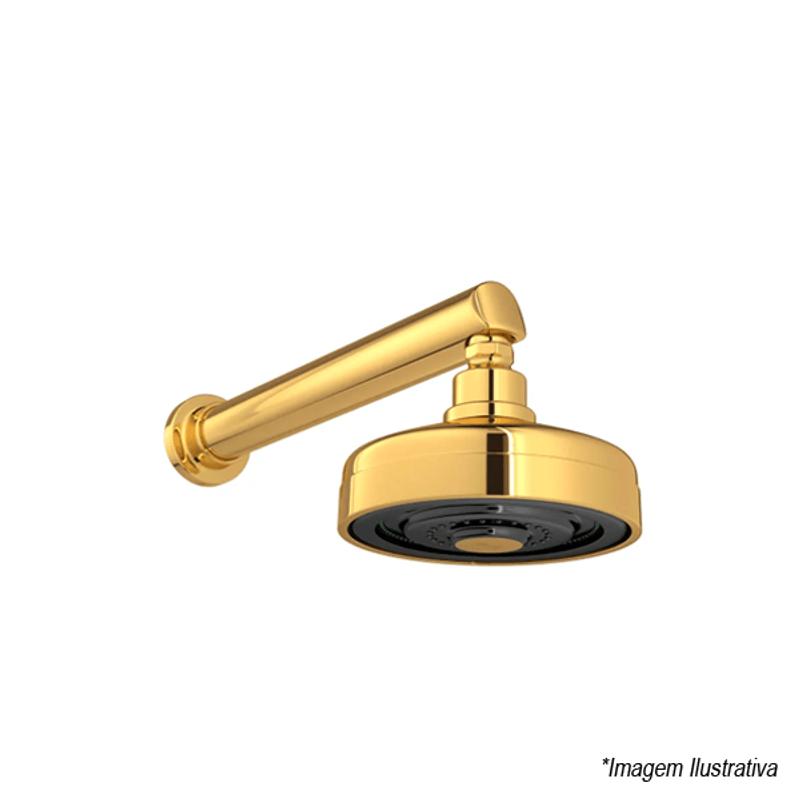 Chuveiro Com Tubo de Parede Acqua Plus Gold 1990.GL.CT - Deca Chuveiro Com Tubo de Parede Acqua Plus Gold 1990.GL.CT - Deca