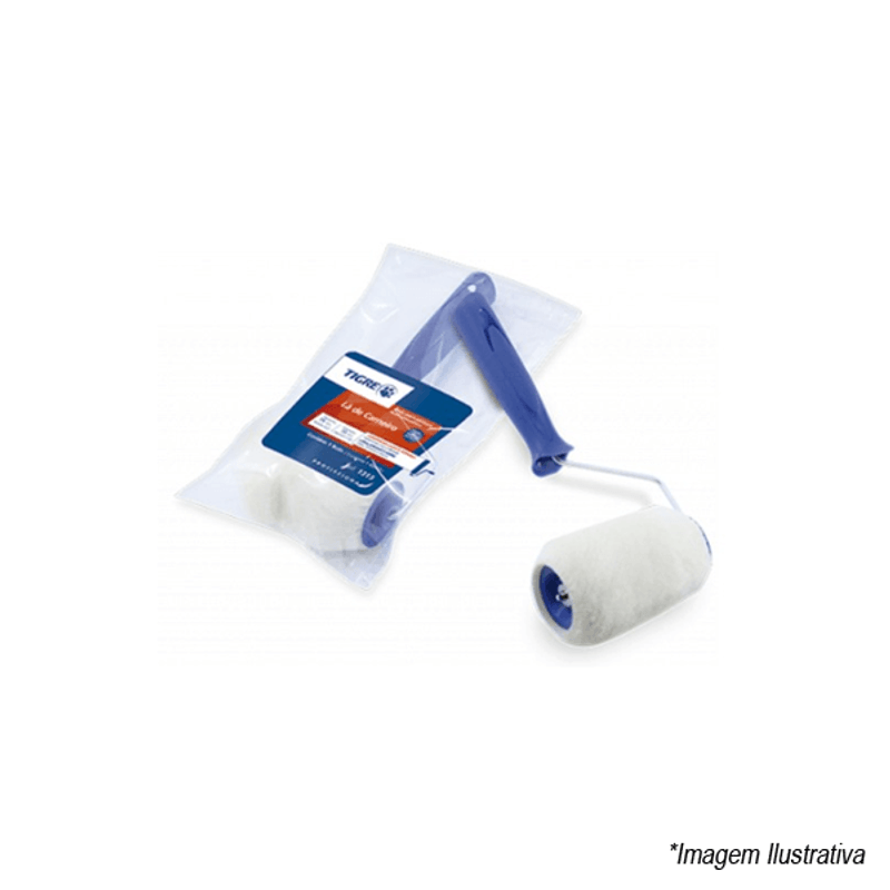 Rolo de Pintura Lã Sintético 23cm 1312 61312230 Tigre Rolo de Pintura Lã Sintético 23cm 1312 61312230 Tigre