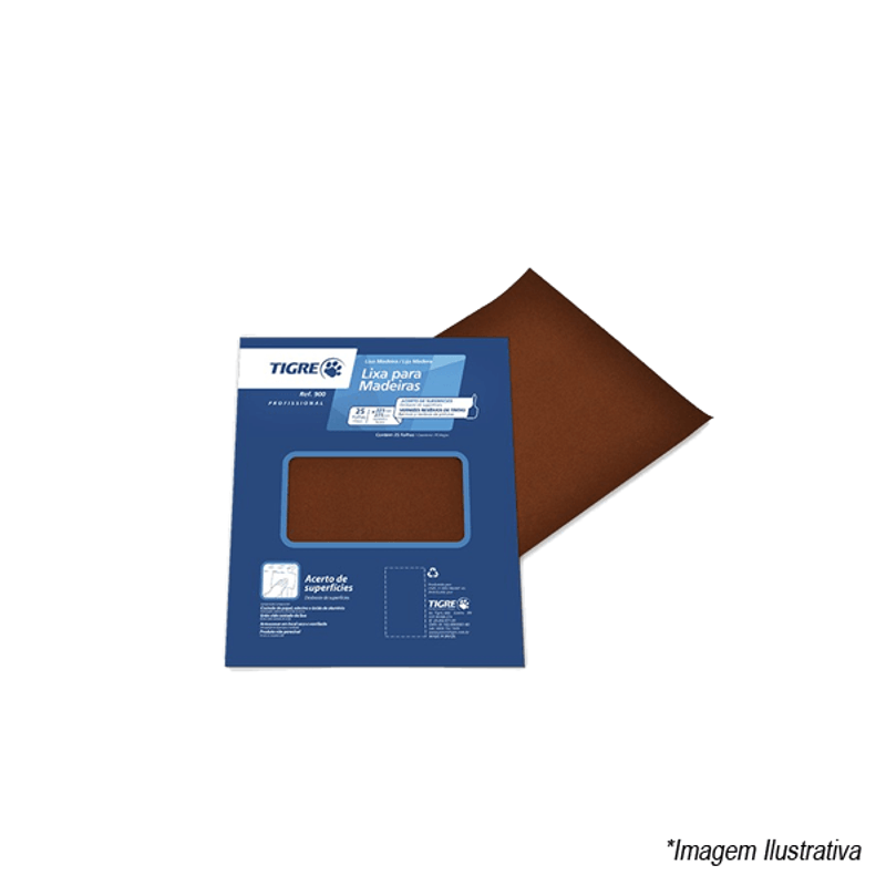 Lixa Madeira 100 FPP 60900100 Tigre Lixa Madeira 100 FPP 60900100 Tigre