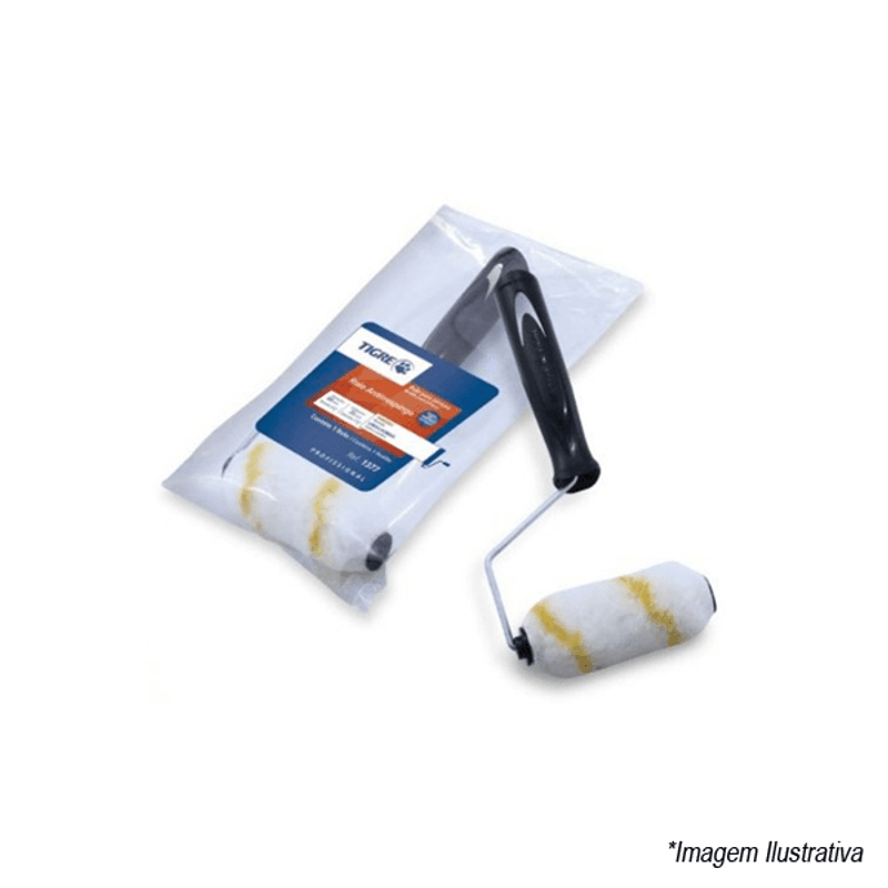 Rolo de Pintura Lã Sintética Anti-Respingo 15cm 1377 61377150 Tigre Rolo de Pintura Lã Sintética Anti-Respingo 15cm 1377 61377150 Tigre