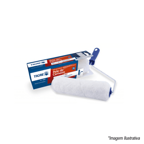 Rolo de Pintura Lã Pele de Carneiro 18cm 1328 61328180 Tigre