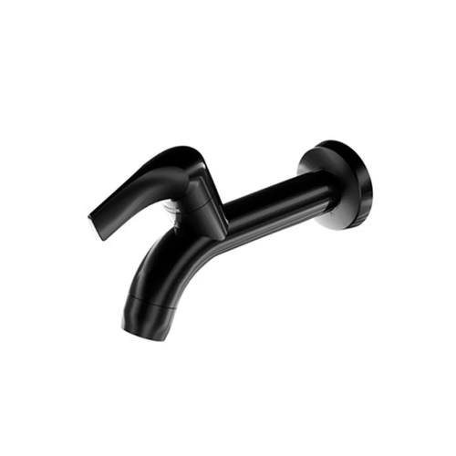 Torneira de Plastico para Cozinha de Parede Bica Longa Preta 11327 F61 - Lorenzetti