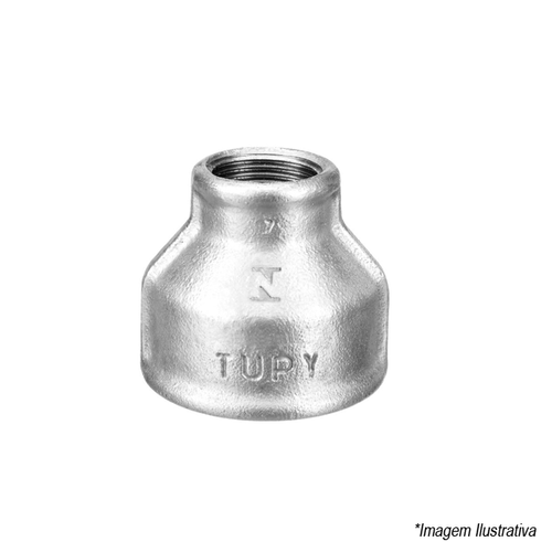 Luva Galvanizada de Redução 1x3/8´ 123203133 Tupy