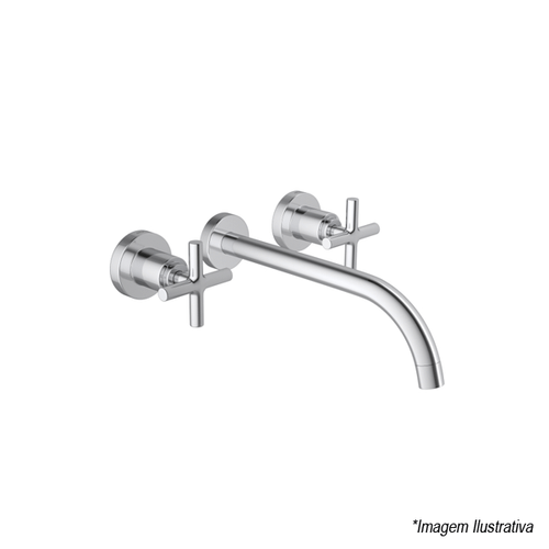 Misturador Para Lavatório De Parede Duna Clássica 1878.C64 - Deca