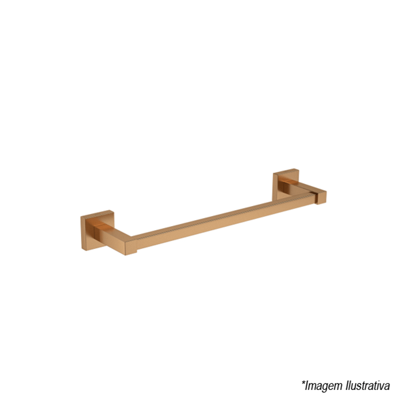 Porta-Toalhas Quadratta Gold Matte 2040.GL83.030.MT - Deca Porta-Toalhas Quadratta Gold Matte 2040.GL83.030.MT - Deca