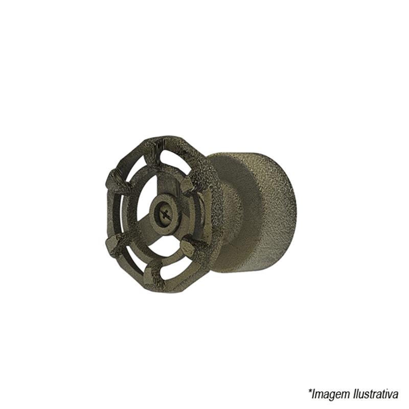 Acabamento para Registro Living  3/4´  Cromado - Fani Acabamento para Registro Living  3/4´  Cromado - Fani