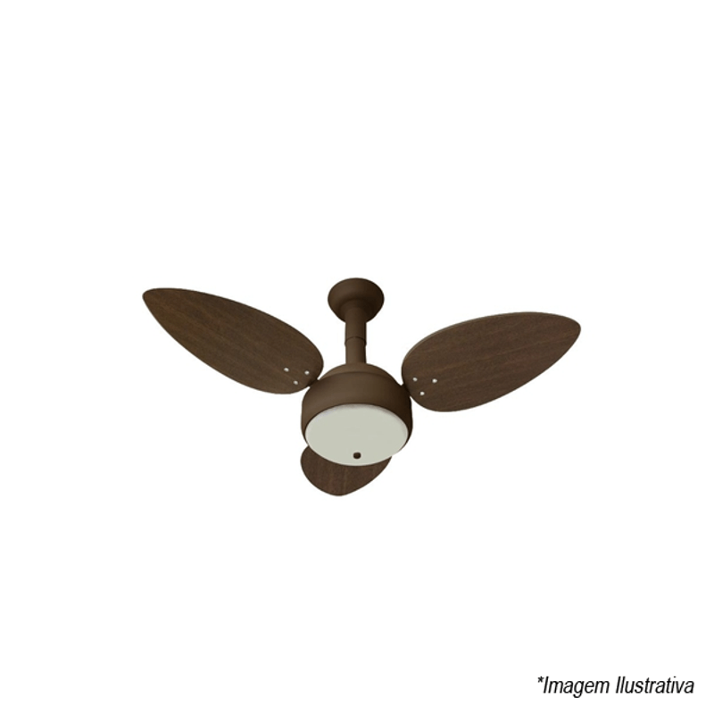 Ventilador Miray Marrom 3P Tabaco 127V 41-3100 Ventilador Miray Marrom 3P Tabaco 127V 41-3100
