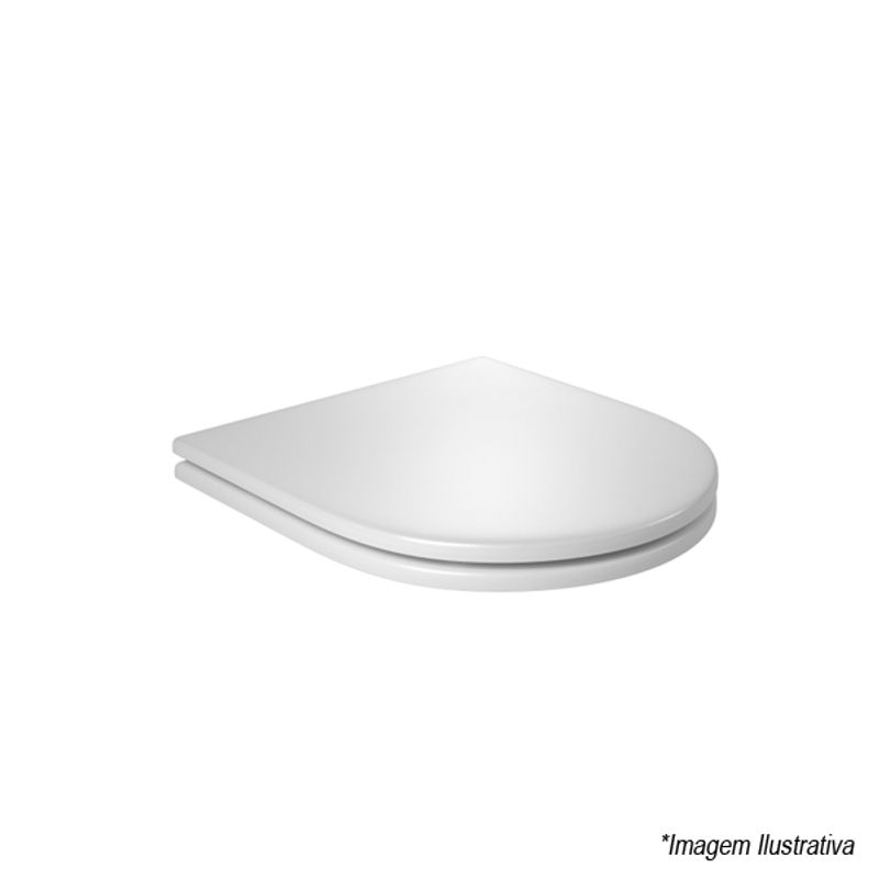 Assento Sanitário Branco Gold Matte Level AP.237.GL.MT.17 - Deca Assento Sanitário Branco Gold Matte Level AP.237.GL.MT.17 - Deca