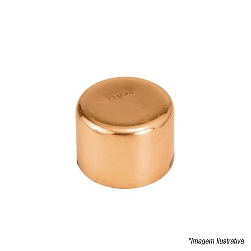 Tampão Cobre 79mm Bronze  3´ - Eluma Tampão Cobre 79mm Bronze  3´ - Eluma