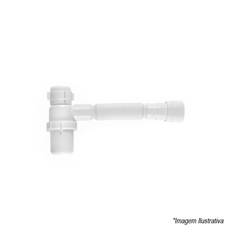 Sifão Ajustavel com Copo Multiuso Branco - Astra Sifão Ajustavel com Copo Multiuso Branco - Astra