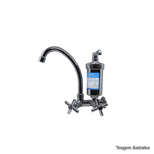 Torneira de Parede C64 com Purificador e Bica Móvel  Cromado - Romis