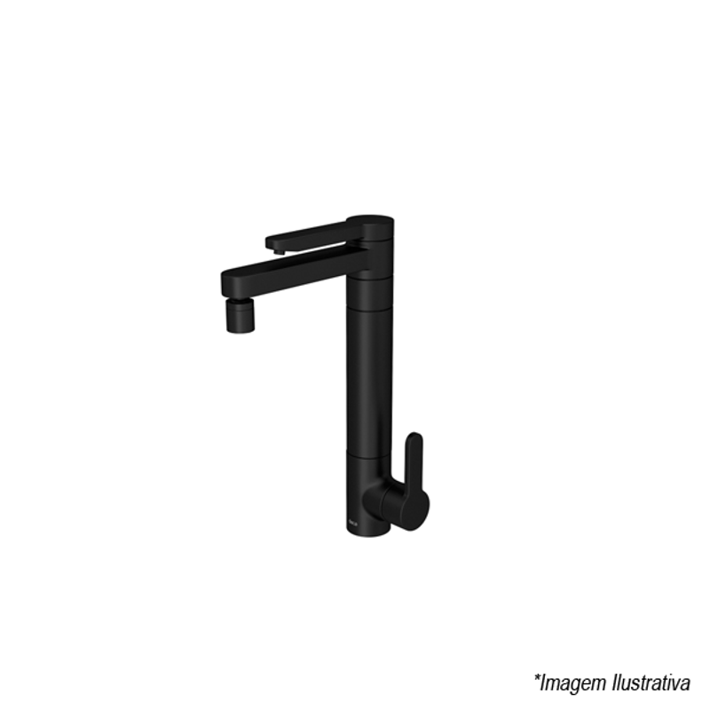 Torneira de Mesa Twin com Purificador para Cozinha Black Matte - Deca Torneira de Mesa Twin com Purificador para Cozinha Black Matte - Deca