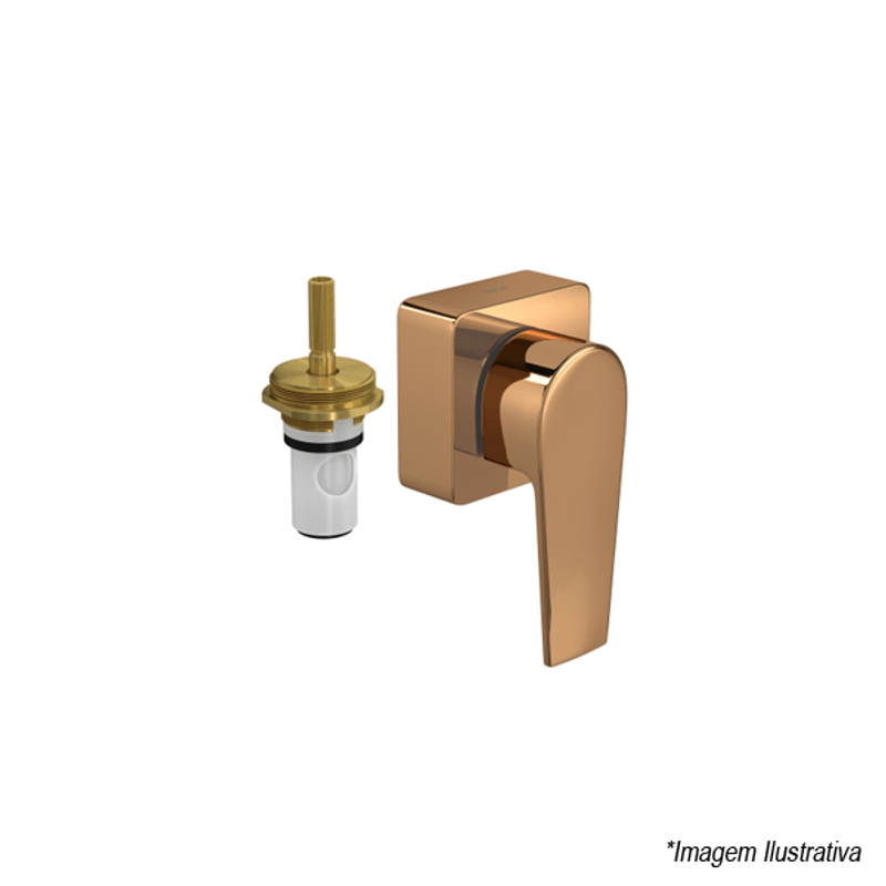 Acabamento para Registro de Pressão Level  3/4´  Red Gold - Deca Acabamento para Registro de Pressão Level  3/4´  Red Gold - Deca