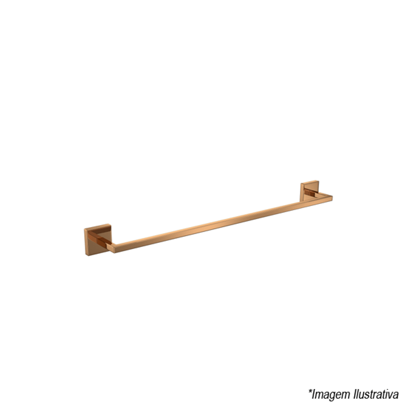 Porta-Toalhas Clean Red Gold 2040.GL.050.CLN.RD - Deca Porta-Toalhas Clean Red Gold 2040.GL.050.CLN.RD - Deca