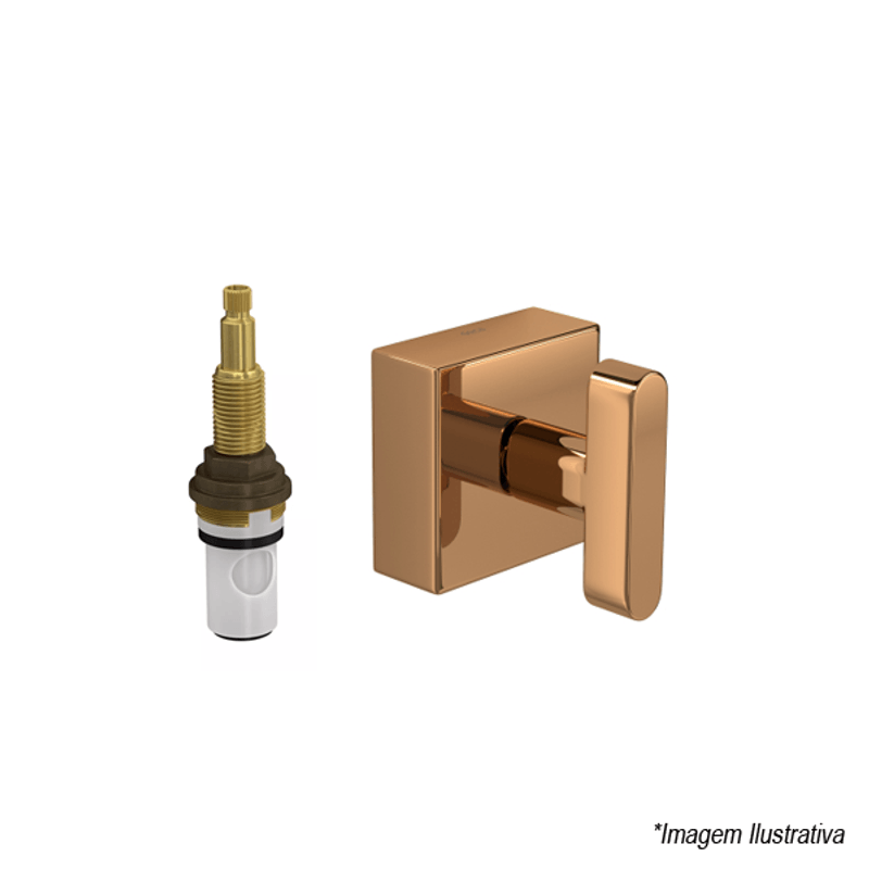 Acabamento para Registro de Pressão Soul  3/4´  Red Gold - Deca Acabamento para Registro de Pressão Soul  3/4´  Red Gold - Deca