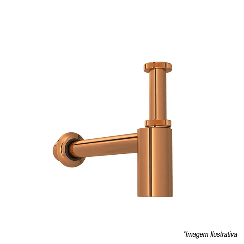 Sifão para Lavatório  1´x1.1/2´ Red Gold - Deca Sifão para Lavatório  1´x1.1/2´ Red Gold - Deca