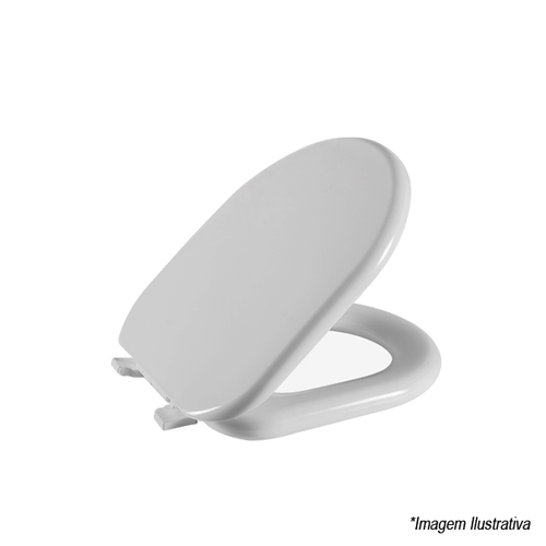 Assento Sanitário Almofadado Cinza Riviera - Astra