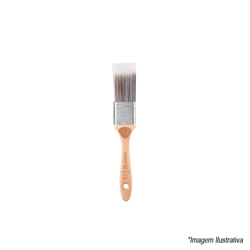 Pincel Pro 2´ Reta Cerda Sintética 100 Tigre Pincel Pro 2´ Reta Cerda Sintética 100 Tigre