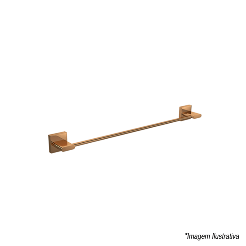 Porta-Toalhas Polo Barra Red Gold 2040.GL33.040.RD - Deca Porta-Toalhas Polo Barra Red Gold 2040.GL33.040.RD - Deca
