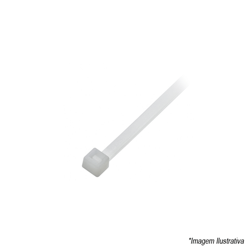 Abraçadeira Nylon Pacote com 100 Peças A-7020BR Frontec Abraçadeira Nylon Pacote com 100 Peças A-7020BR Frontec