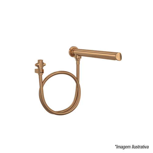 Desviador Para Chuveiro Gold Matte 1982.GL.LUX.330.MT - Deca