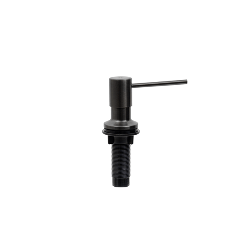 Dosador de Sabão com Recipiente 500ml em Aço Inox Black - Tramontina Dosador de Sabão com Recipiente 500ml em Aço Inox Black - Tramontina