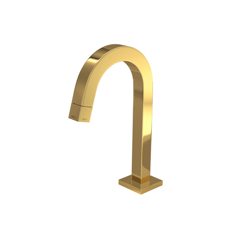 Torneira para Banheiro de Bancada Bica Baixa  Gold TUBE 1197.GL.TUB - Deca Torneira para Banheiro de Bancada Bica Baixa  Gold TUBE 1197.GL.TUB - Deca
