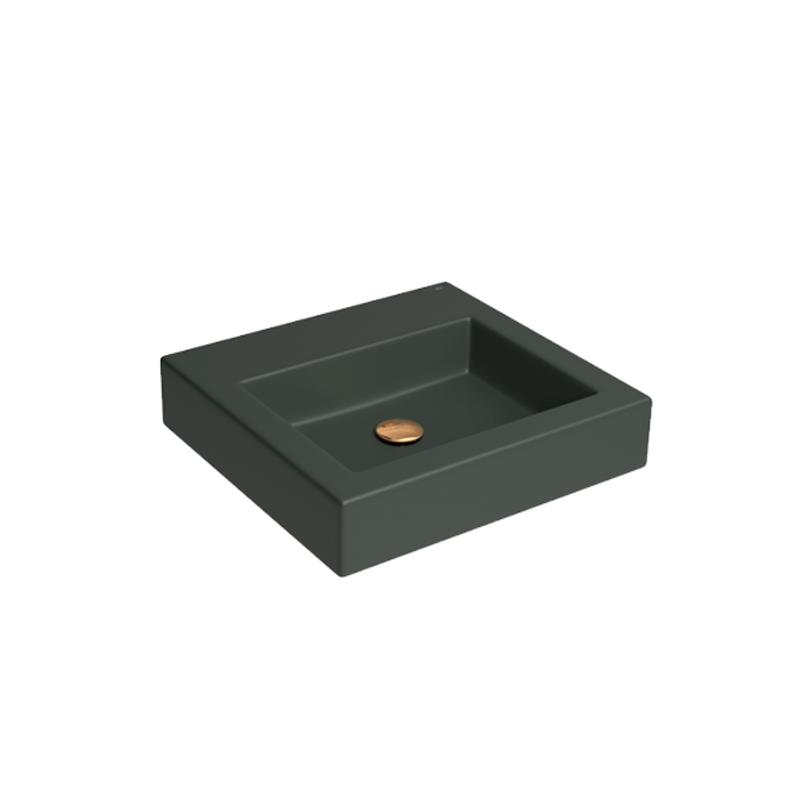 Cuba de Apoio Quadrada Kale Green 45x43cm L.737.42 - Deca Cuba de Apoio Quadrada Kale Green 45x43cm L.737.42 - Deca