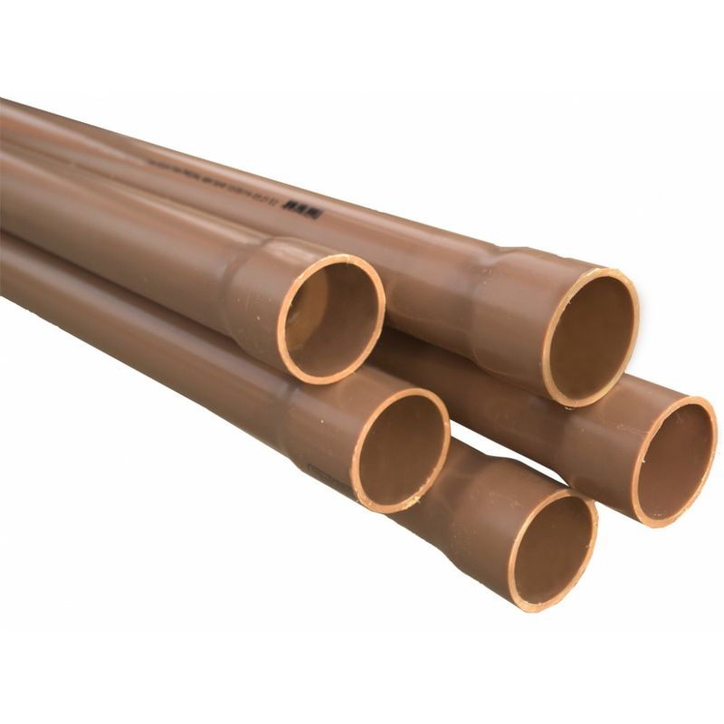 Cano de PVC Soldável Marrom 25mm 3/4´ 6 Metros - Tigre Cano de PVC Soldável Marrom 25mm 3/4´ 6 Metros - Tigre