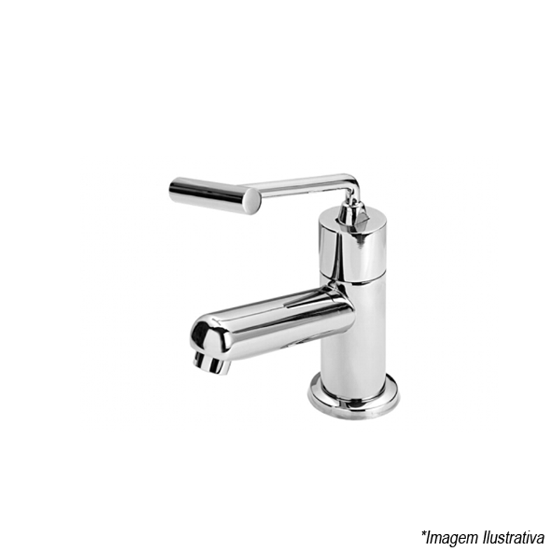 Torneira Clínica Temporizada com Alavanca Cromada - Blukit Torneira Clínica Temporizada com Alavanca Cromada - Blukit