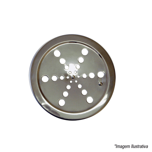 Grelha Ralo Redondo Inox Sem Caixilho 150mm  Aminox