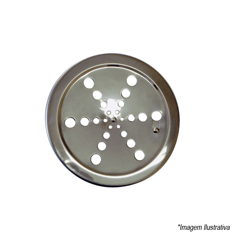 Grelha Ralo Redondo Inox Sem Caixilho 150mm Aminox Grelha Ralo Redondo Inox Sem Caixilho 150mm Aminox