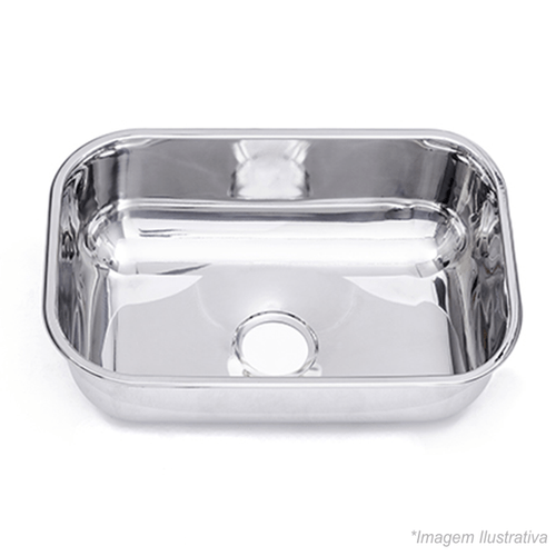 Cuba Tecnocuba N2 Inox de Embutir - Aço 430  56x34x17  3´1/2 - Tramontina