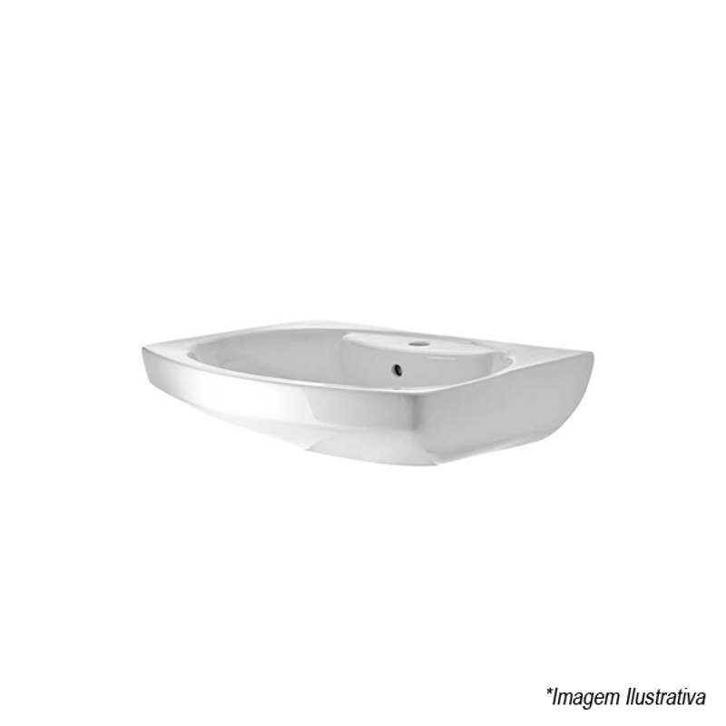 Lavatório para Coluna Dama Senso 65x53cm Branco - Roca Lavatório para Coluna Dama Senso 65x53cm Branco - Roca